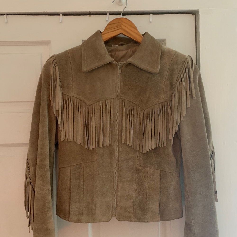 Vintage Wilson Suede Fringe Jacket